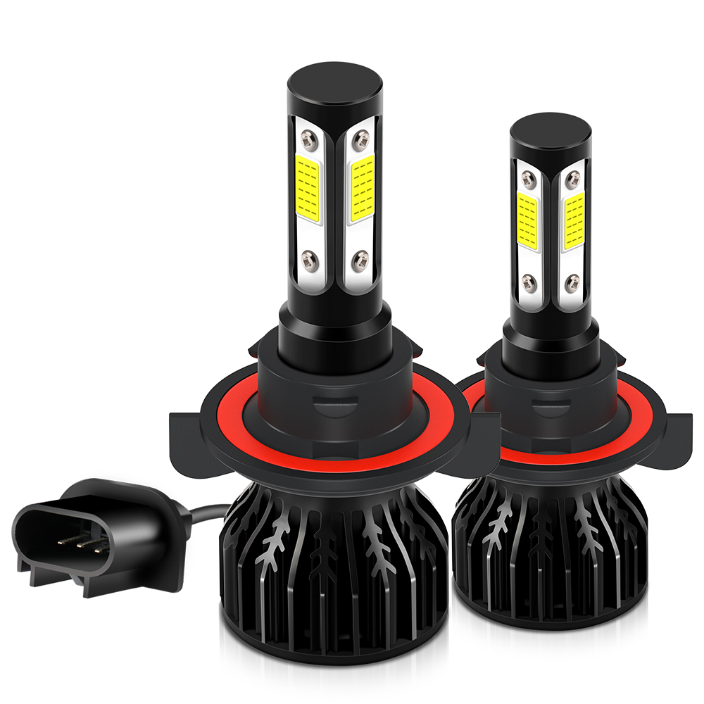 Led Headlight 6500K White 12000Lm - H13 Car LED HeadLight Bulbs Socket