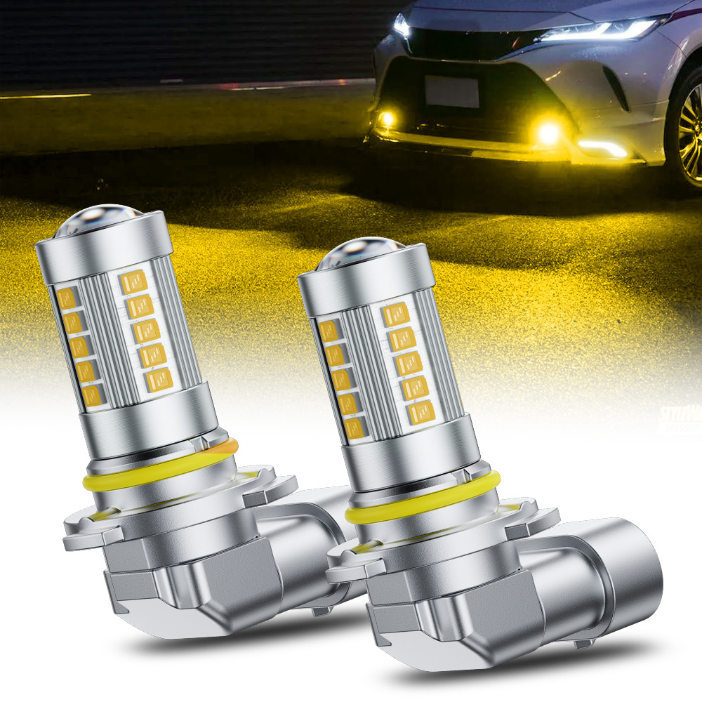 Led Fog Light H11 3000K Yellow - 2Pcs AUXITO 9006 HB4 LED Yellow