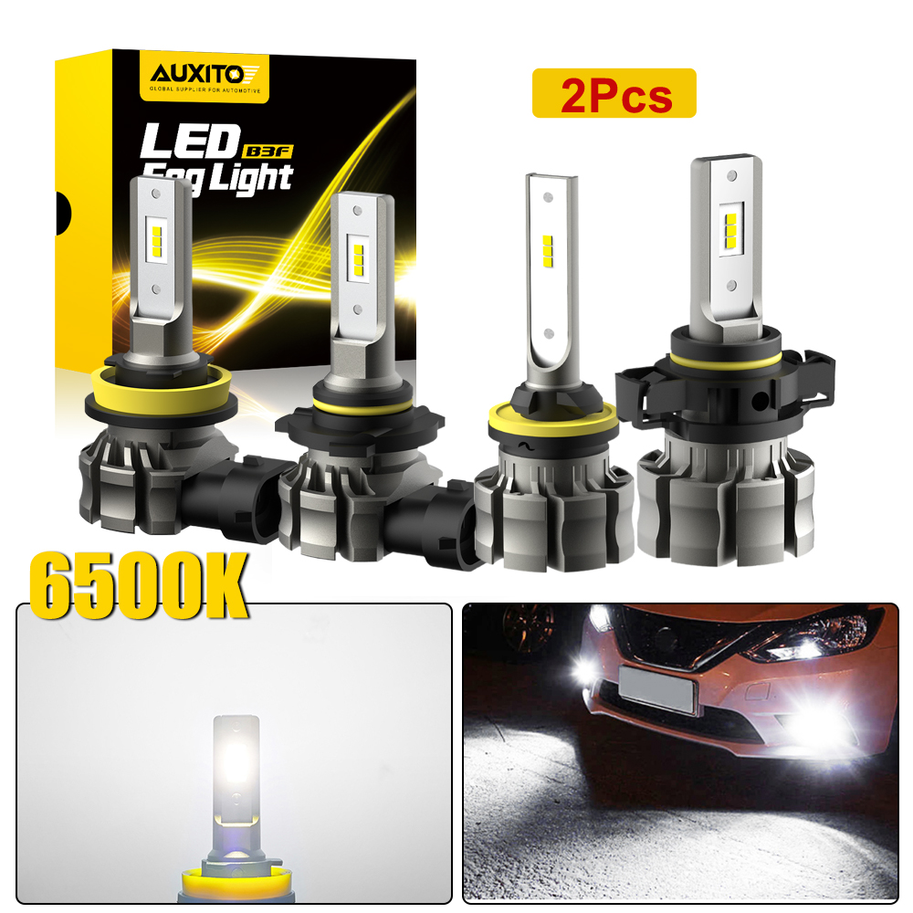 Led Fog Light H11 3000K Yellow - AUXITO 2Pcs CANBUS H8 H11 LED