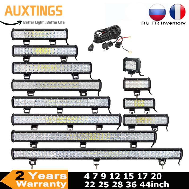 Led Work Light Bar 12 Inch Offroad - LED Light Bar 4 7 9