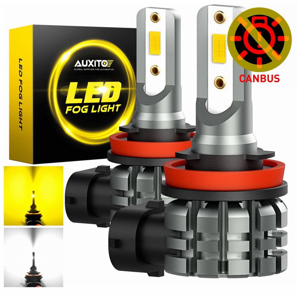 Led Fog Light H11 3000K Yellow - AUXITO 2Pcs H11 H8 LED Fog