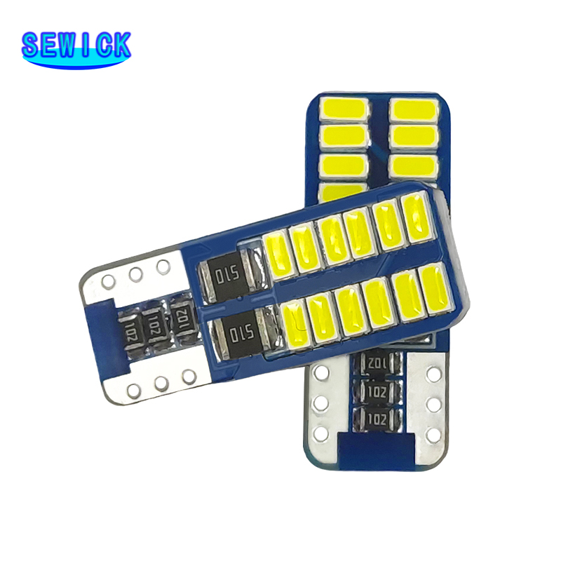 Led Tail Light Bulb Canbus - 100Pcs T10 W5W LED Tail Light