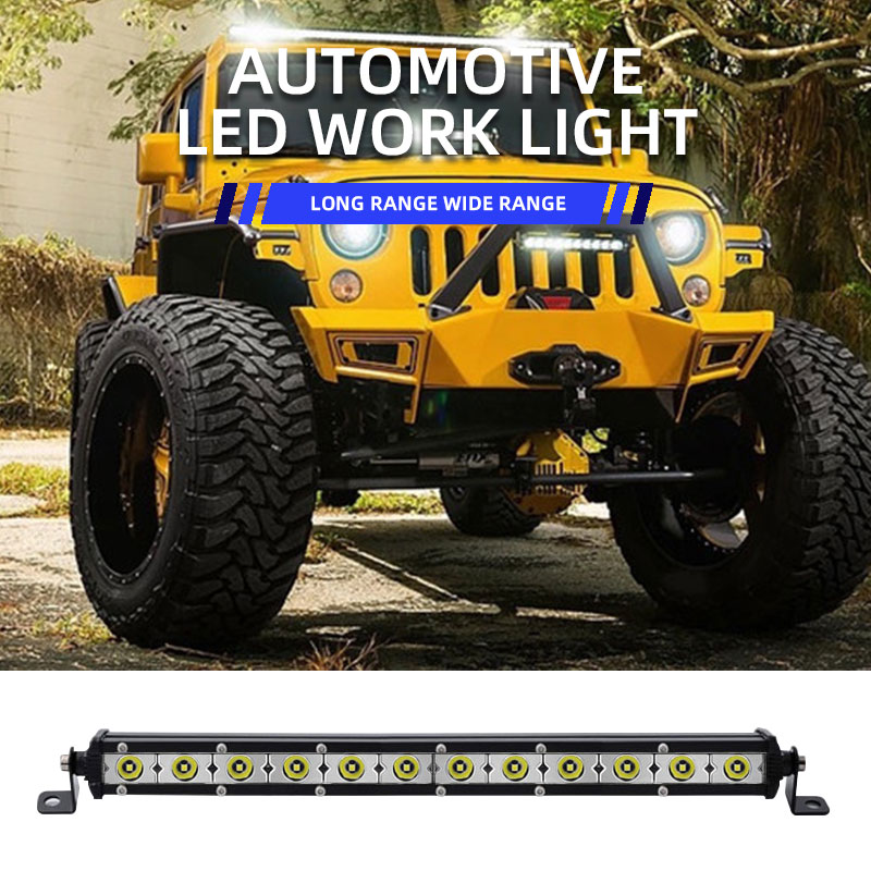 Led Work Light Bar 12 Inch Offroad - Car LED Work Light Bar 8.8''
