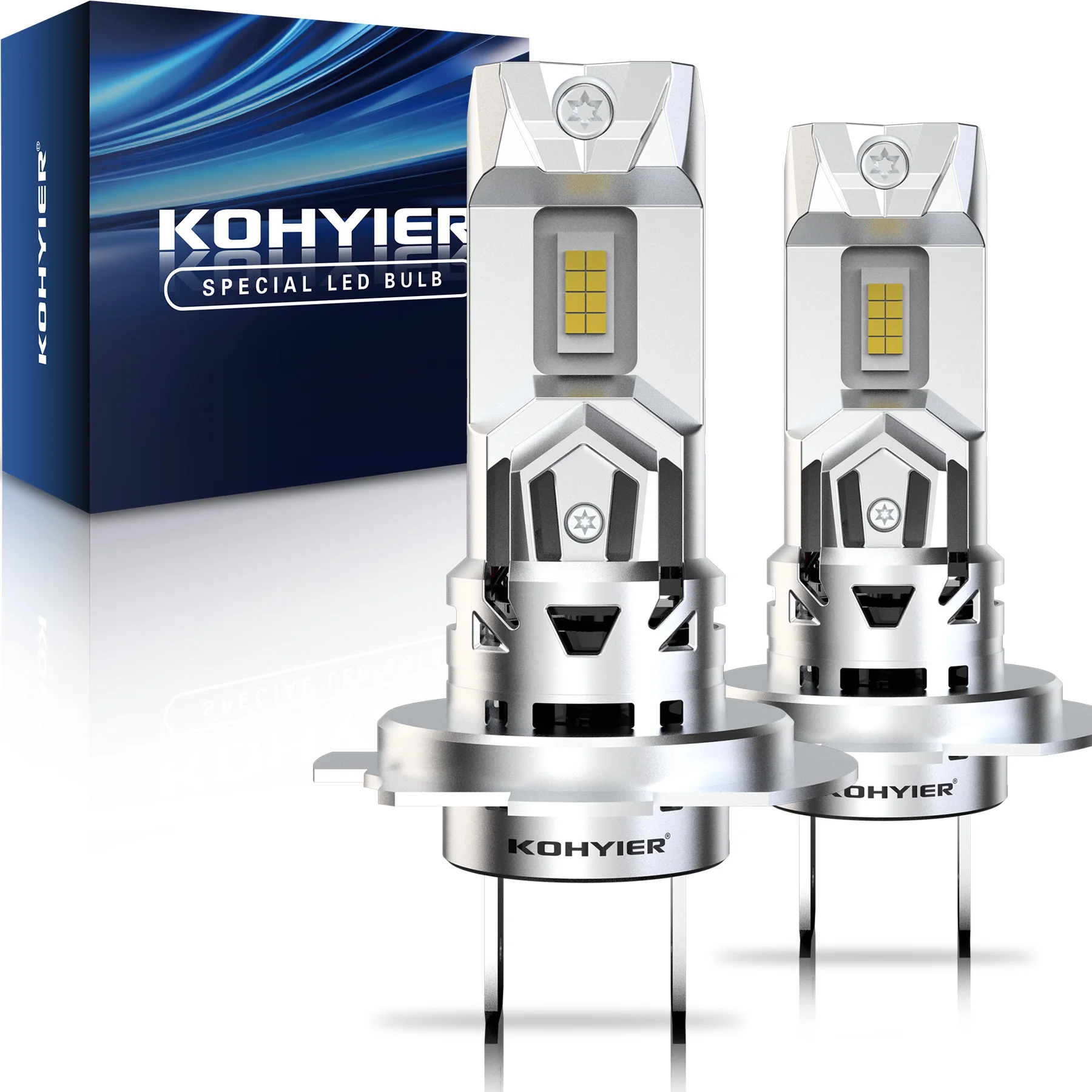 Led Headlight Bulb H7 20000Lm - 2Pcs H7 Slim LED Car Headlight
