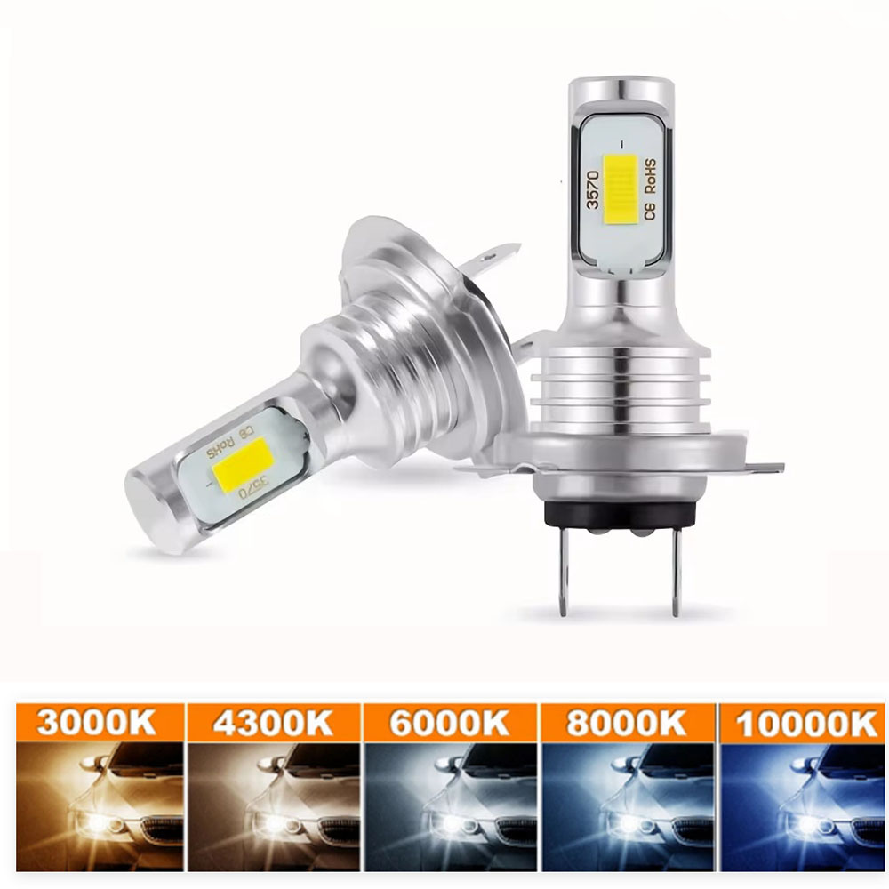 Led Headlight Bulb H7 20000Lm - 2pcs H7 H4 8000K Ice Blue
