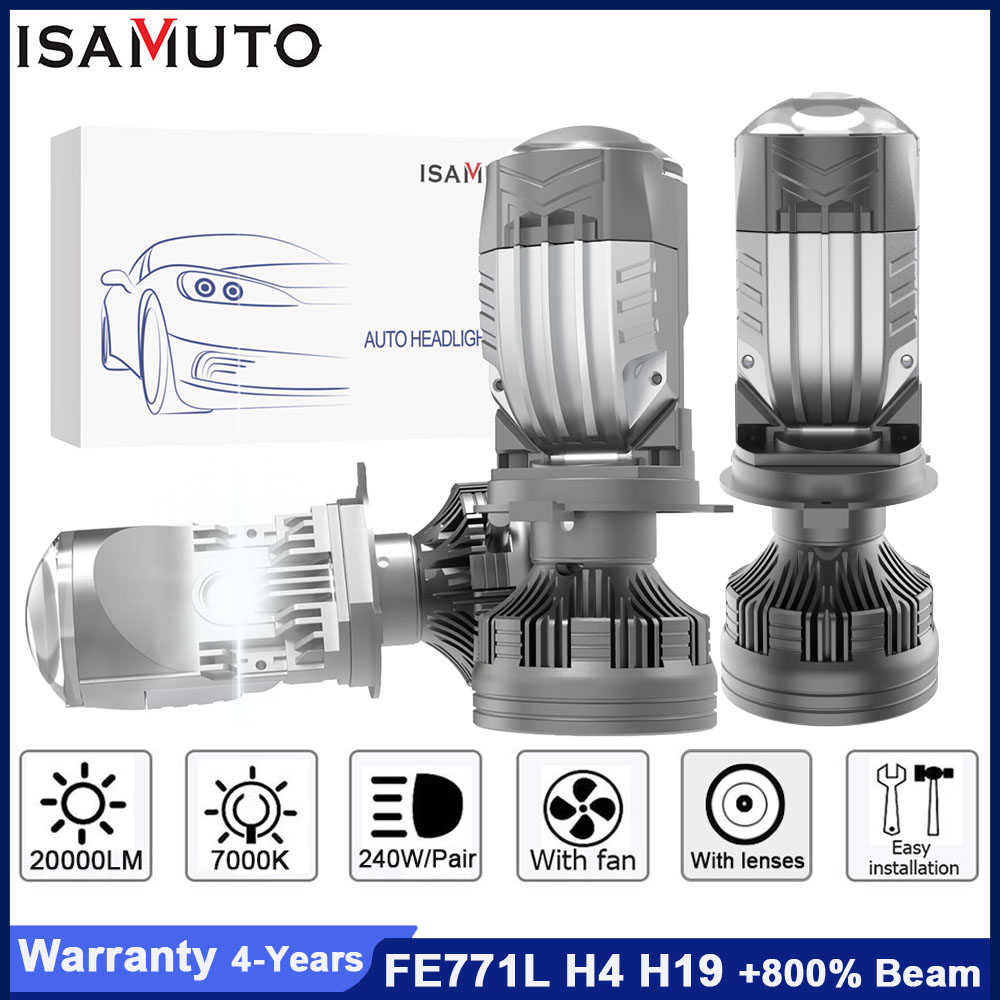 Led Headlight H4 Hi Lo 120W - ISAMUTO FE771L LED H4 H19 Headlight