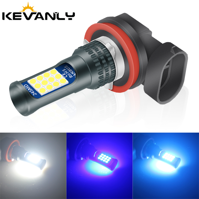 Car Led Headlight 9005 9006 - 2 PCs Daul Color H7 H11