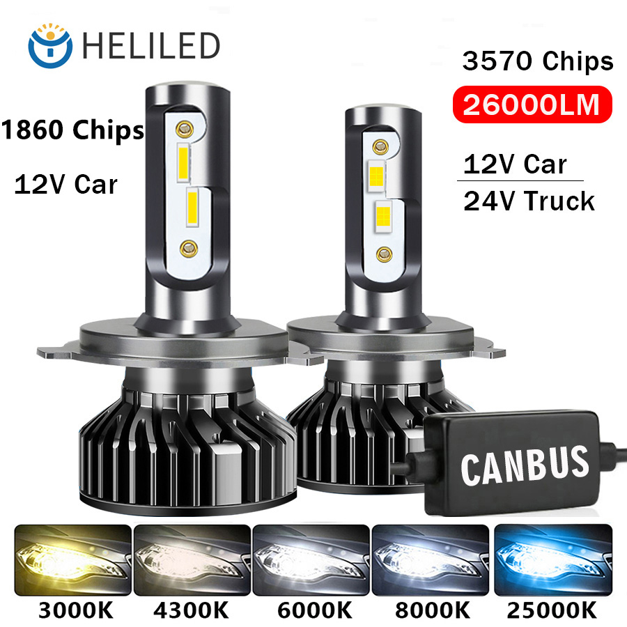 Car Led Bulb H1 H3 H8 H11 - LED Headlight H7 110W 6000K 9005