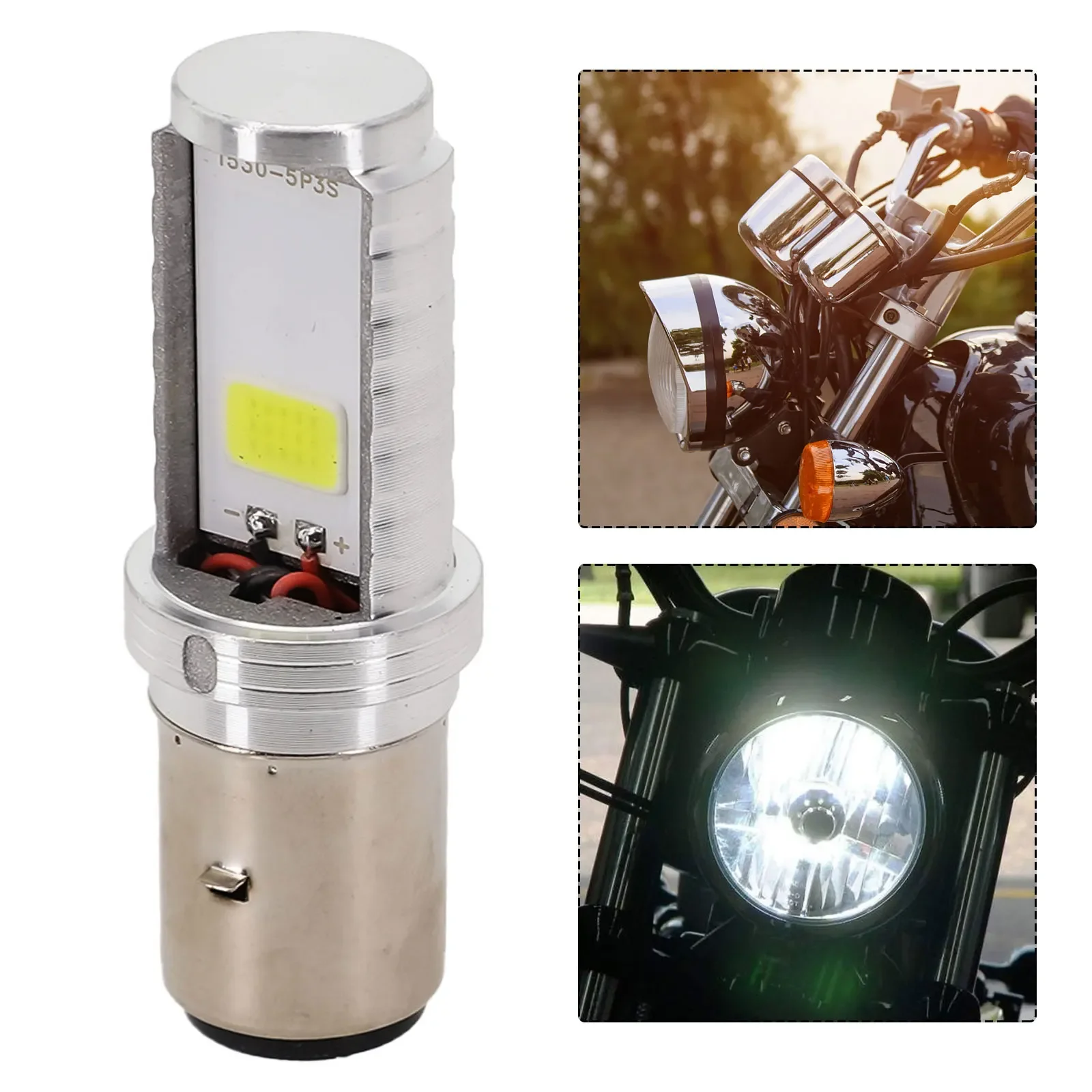 Motorcycle Led Headlight Bulb H4 - 12V H6 Headlight Bulbs H4 BA20D