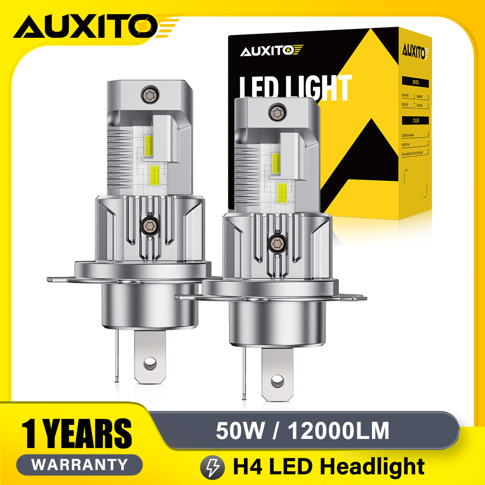 AUXITO 2Pcs 50W 12000LM LED Li - огляд і ціна Led Headlight 6500K White 12000Lm