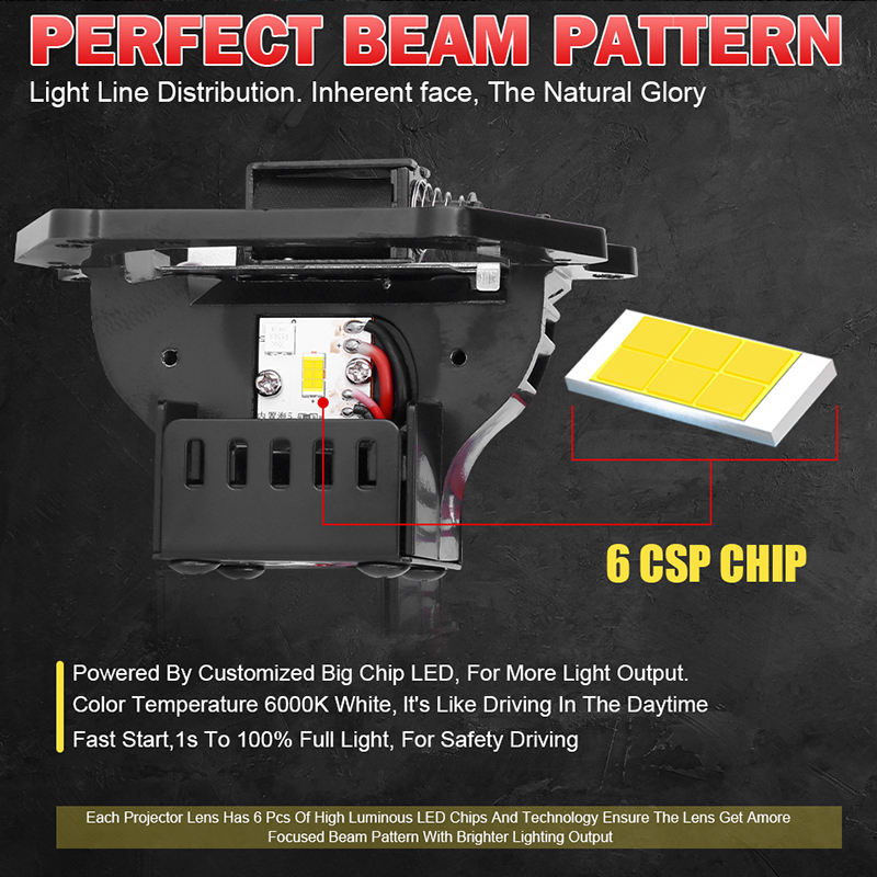 2pcs 3 Inch Bi Led Projector L - огляд і ціна Bi Led Projector Lens 3 Inch