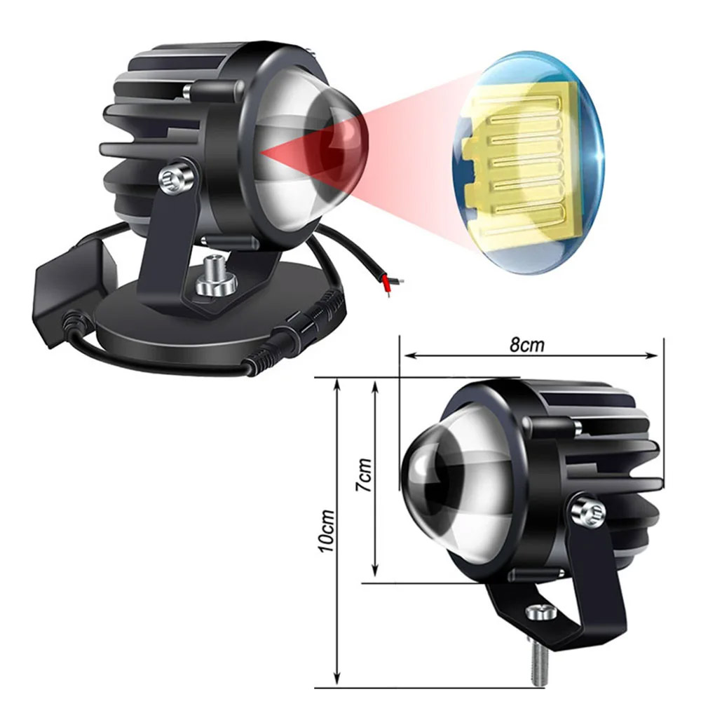 Motorcycle Projector Laser Lig - огляд і ціна Laser Led Headlight Projector Lens