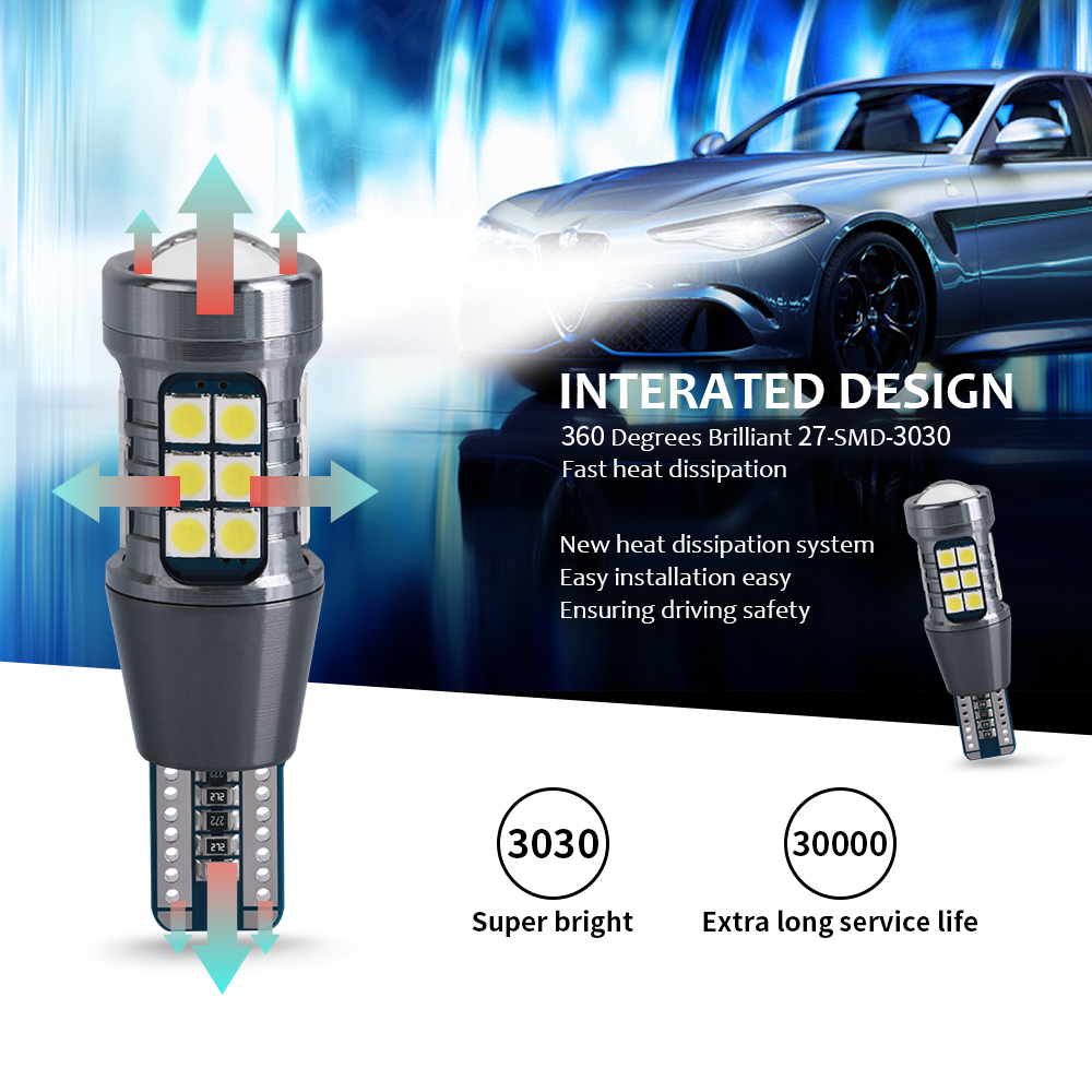 1pcs T15 W16W WY16W Canbus LED - огляд і ціна Led Tail Light Bulb Canbus
