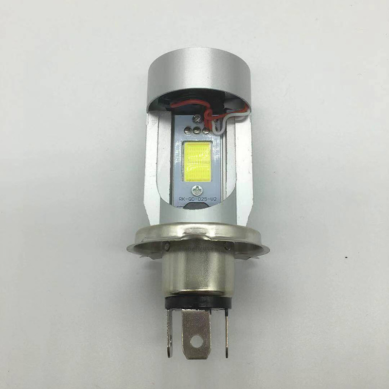 25W 12V Blue Red Angel Eye H4  - огляд і ціна Motorcycle Led Headlight Bulb H4