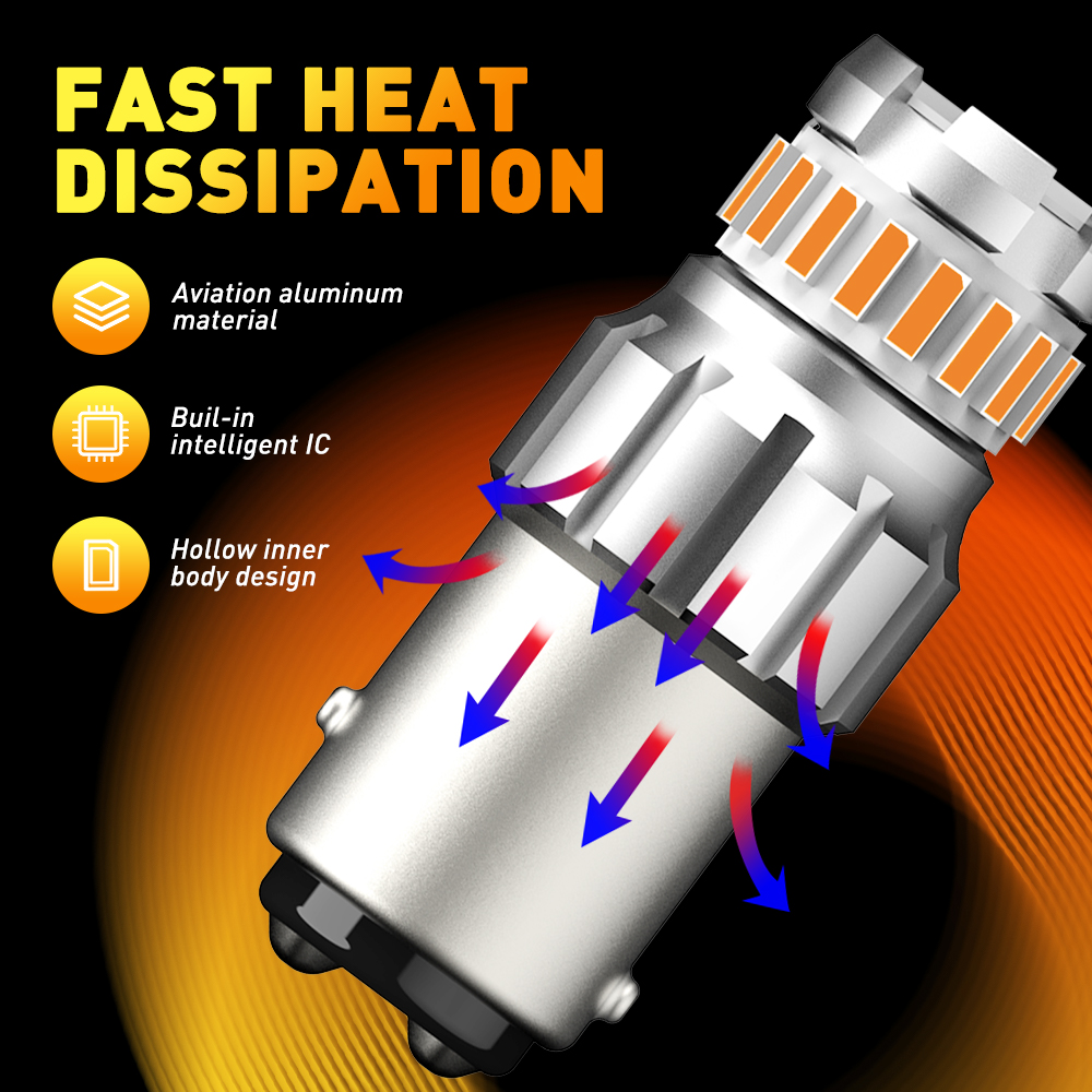 2Pcs 1157 BAY15D P21/5W LED DR - огляд і ціна Led Tail Light Bulb Canbus