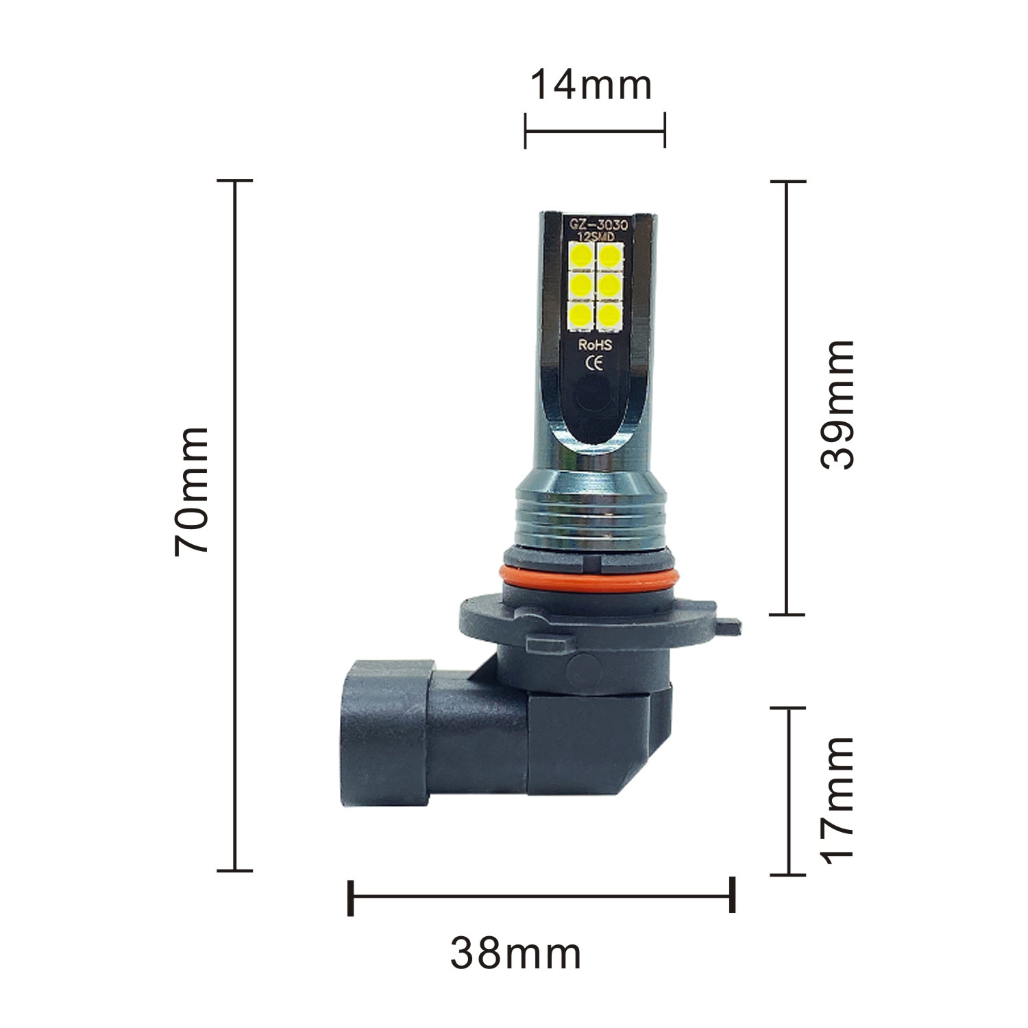 2Pcs 9005 9006 LED Car Fog Lig - огляд і ціна Car Led Bulb H1 H3 H8 H11