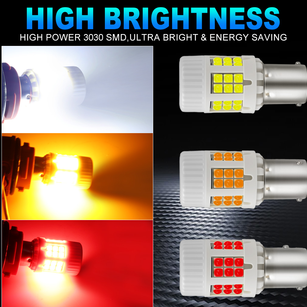 S&D 2pcs 1156 BA15S P21W BAU15 - огляд і ціна Led Tail Light Bulb Canbus