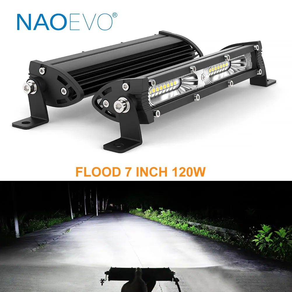 NAOEVO 4x4 Off road Led Light  - огляд і ціна Led Work Light Bar 12 Inch Offroad