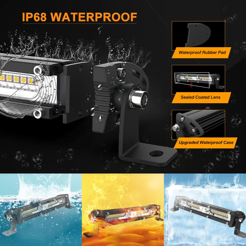 NAOEVO 4x4 Off road Led Light  - огляд і ціна Led Work Light Bar 12 Inch Offroad