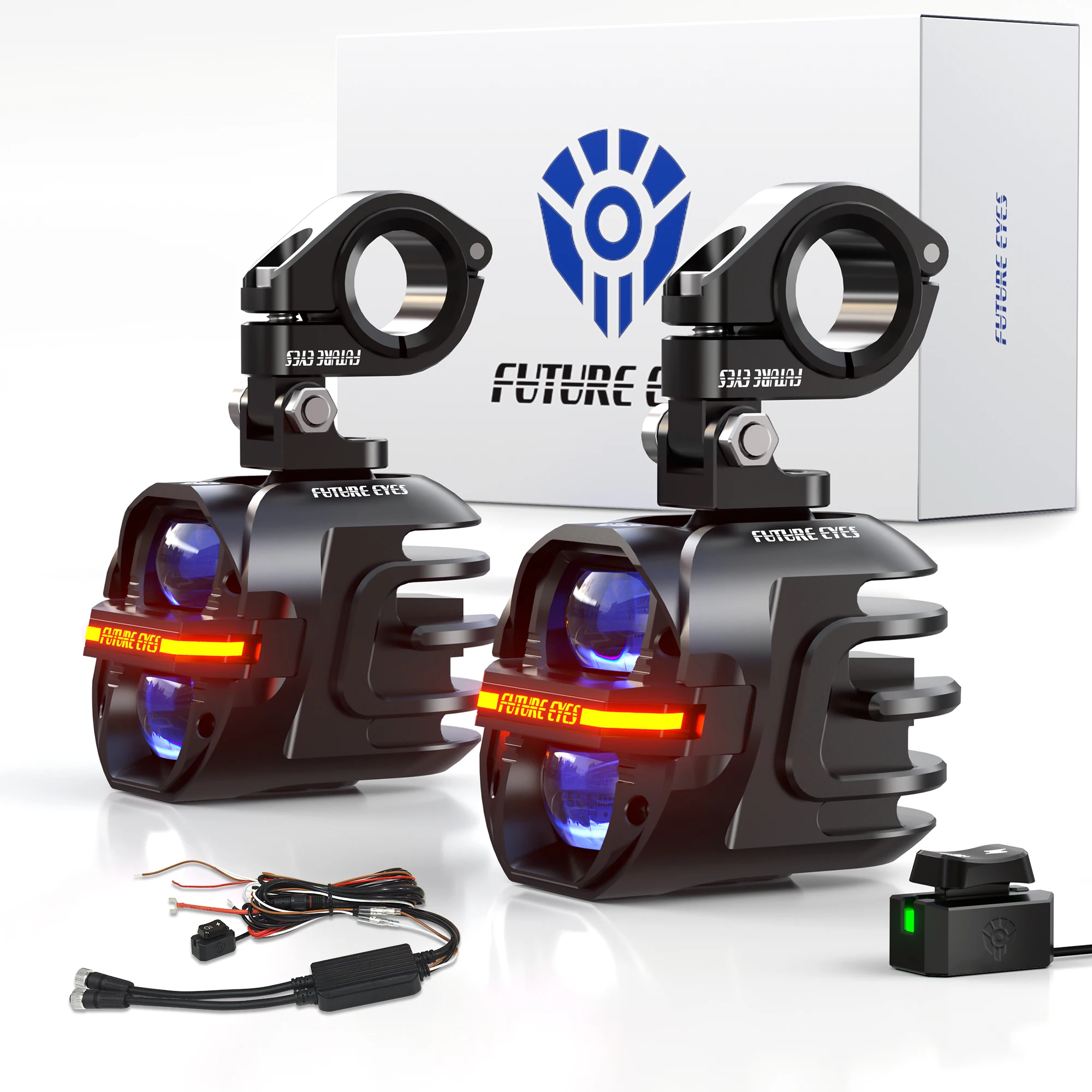 Future Eyes X80 - 120W LED Mot - огляд і ціна Led Headlight 6500K White 12000Lm