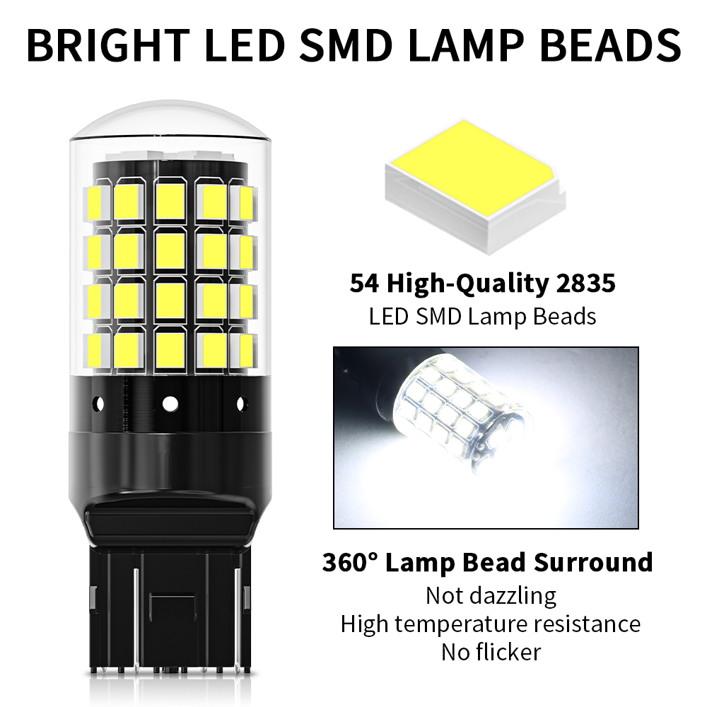 2x 1156 BA15S P21W BAU15S PY21 - огляд і ціна Led Tail Light Bulb Canbus