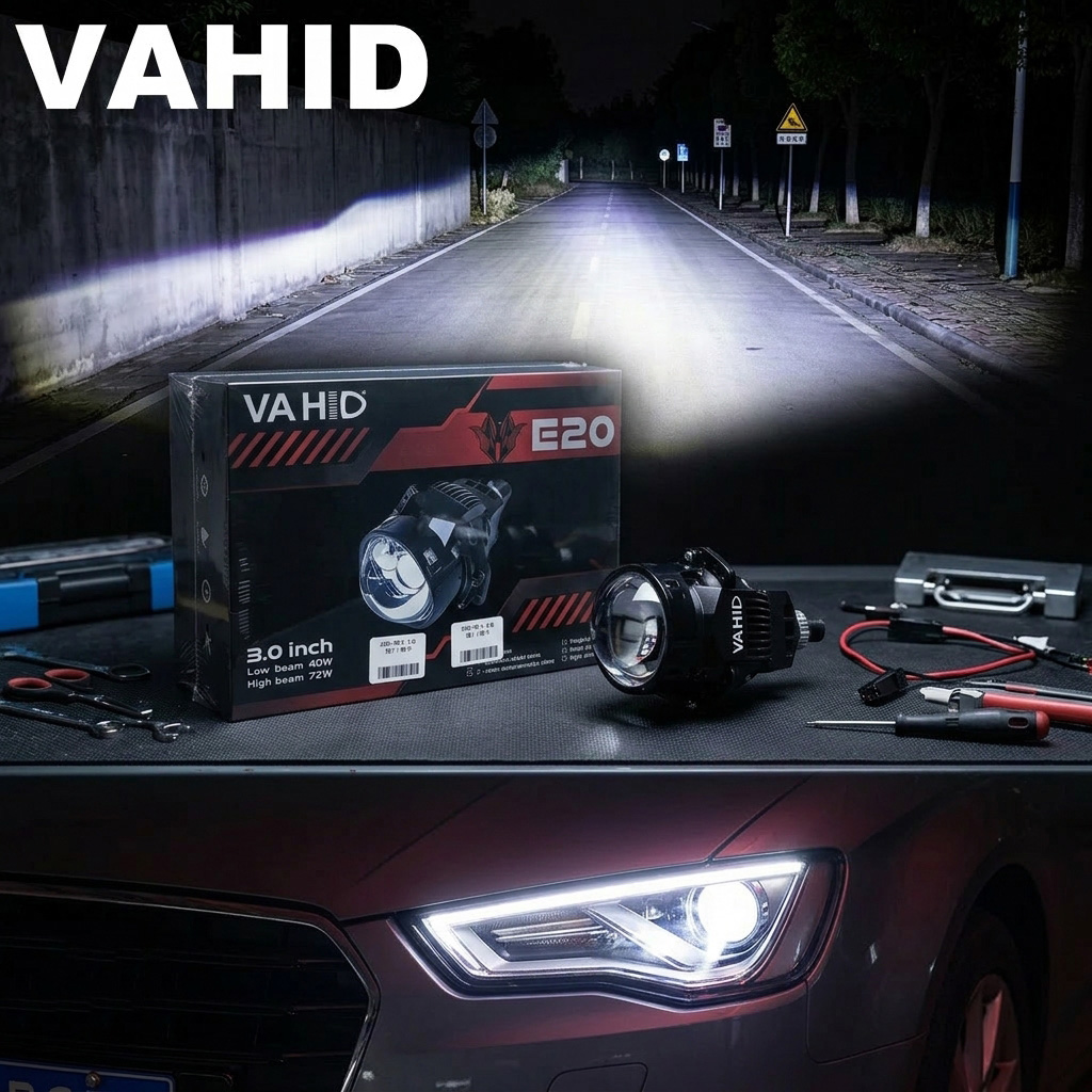 VAHID E20 2pcs 3 Inch Bi LED P - огляд і ціна Laser Led Headlight Projector Lens