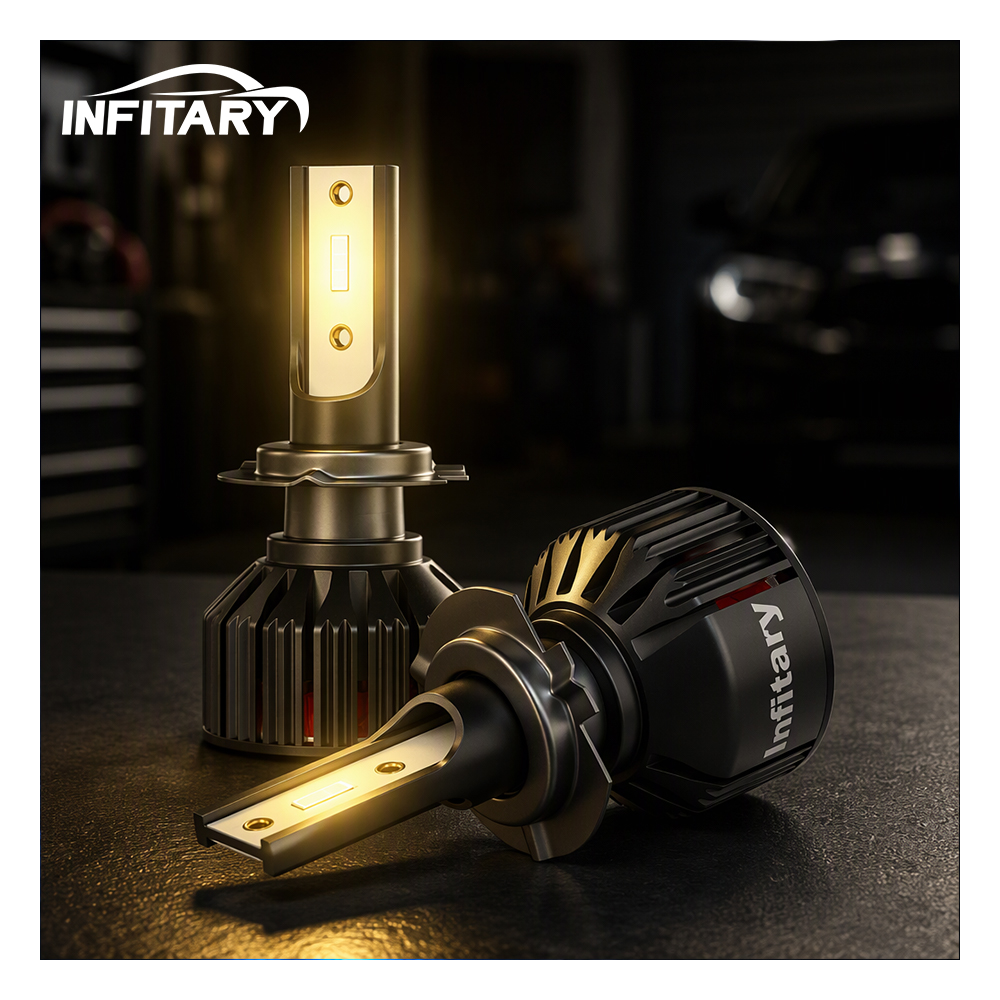 Infitary H7 LED Light for Car  - огляд і ціна Led Fog Light H11 3000K Yellow