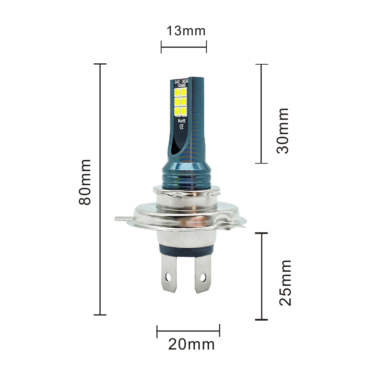 2Pcs 3030 H4 H7 LED Car Fog Li - огляд і ціна Car Led Bulb H1 H3 H8 H11