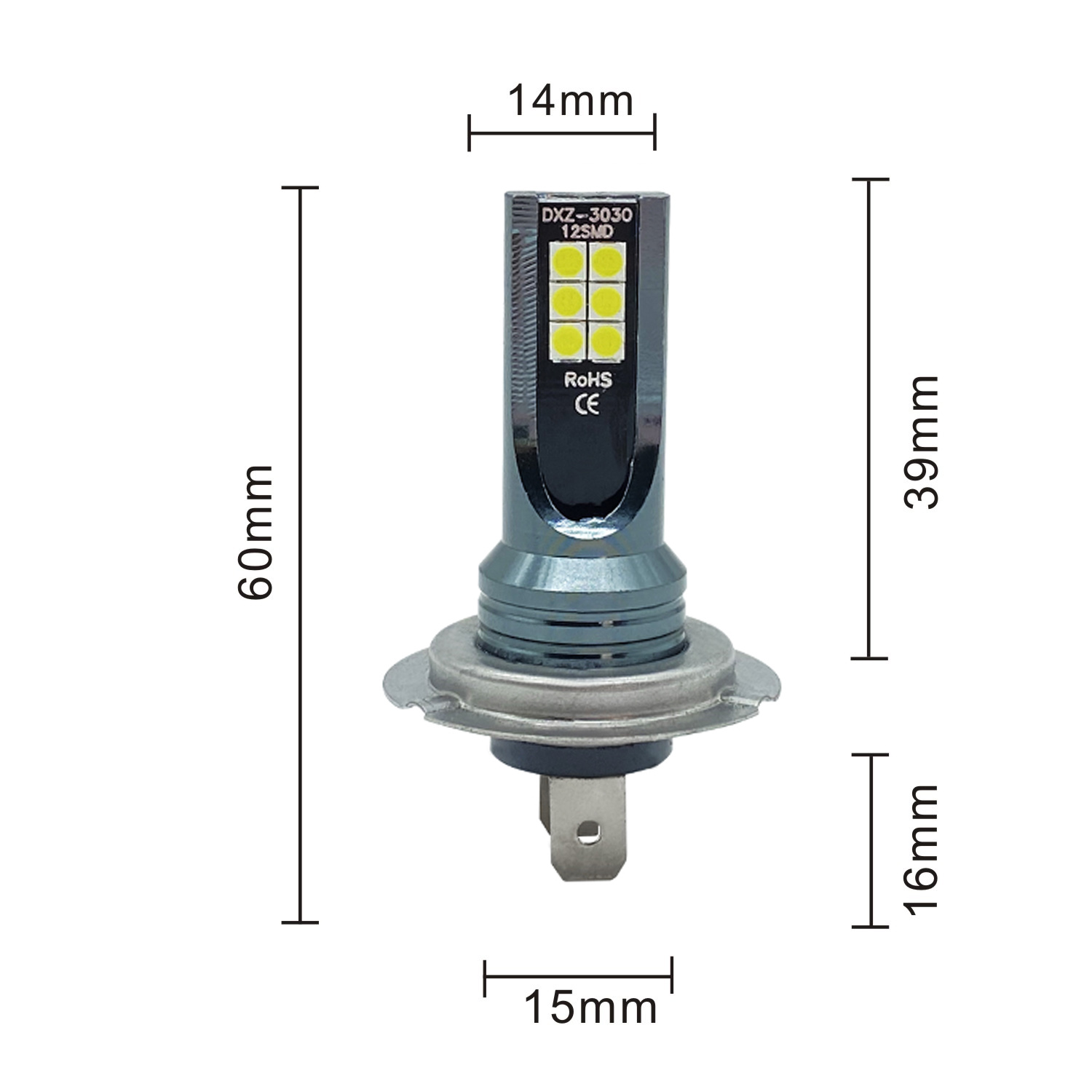 2Pcs 3030 H4 H7 LED Car Fog Li - огляд і ціна Car Led Bulb H1 H3 H8 H11