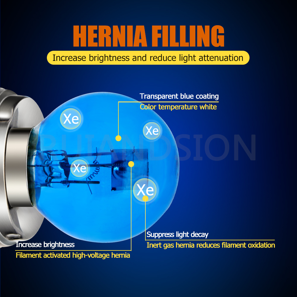 2Pcs P45T H4 R2 Motorcycle Hal - огляд і ціна Motorcycle Led Headlight Bulb H4