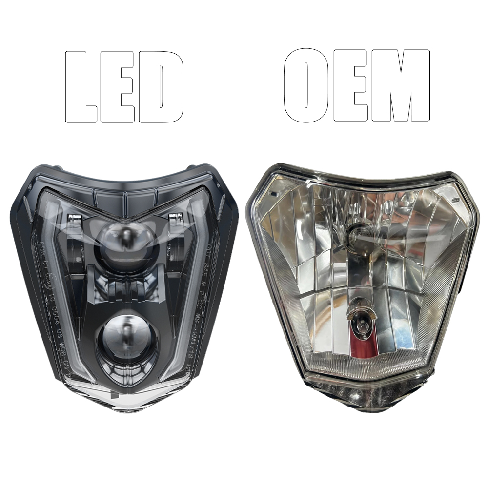 LED Headlight Headlamp For KTM - огляд і ціна Motorcycle Led Headlight Bulb H4