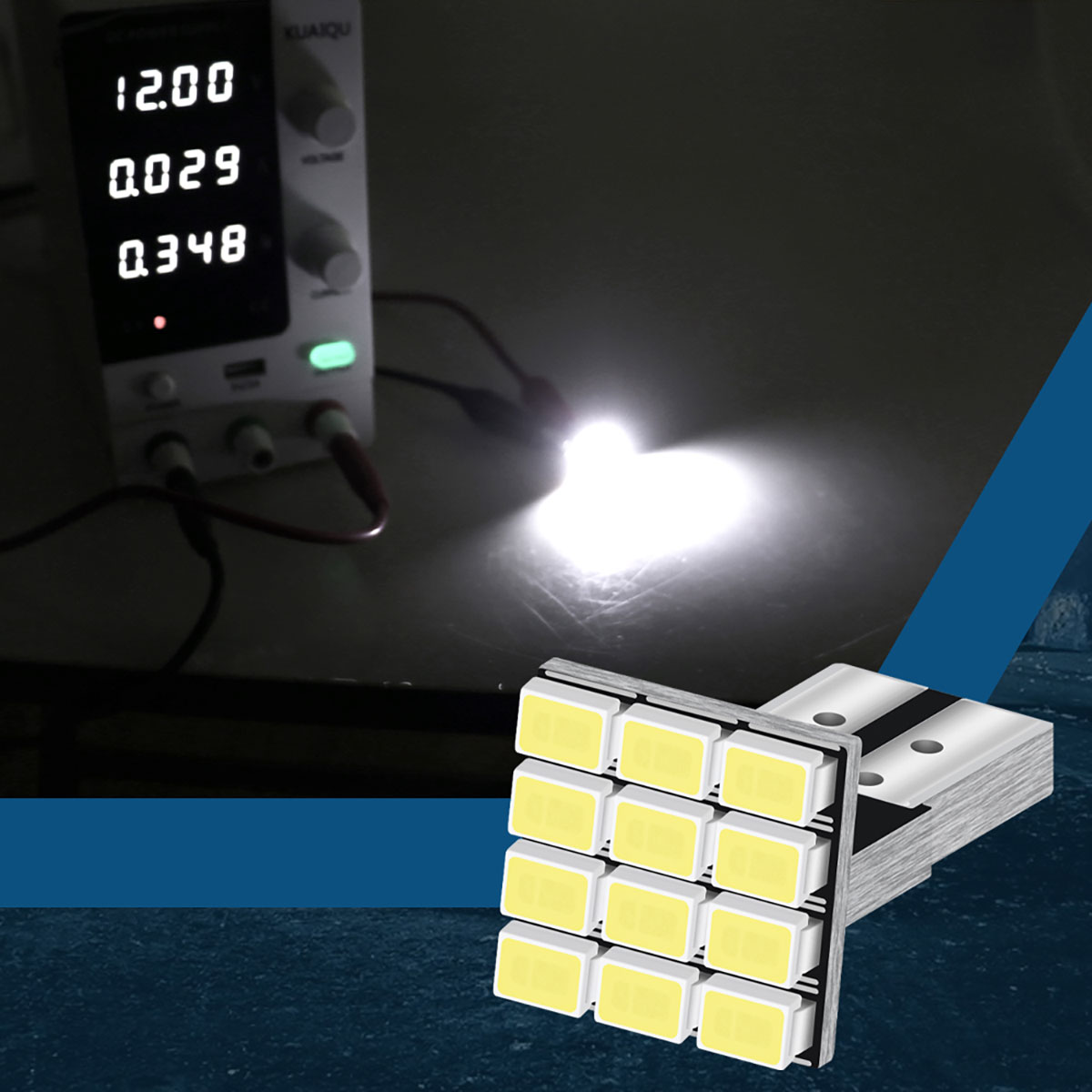 4Pcs T10 W5W Canbus 1206 12SMD - огляд і ціна Led Tail Light Bulb Canbus