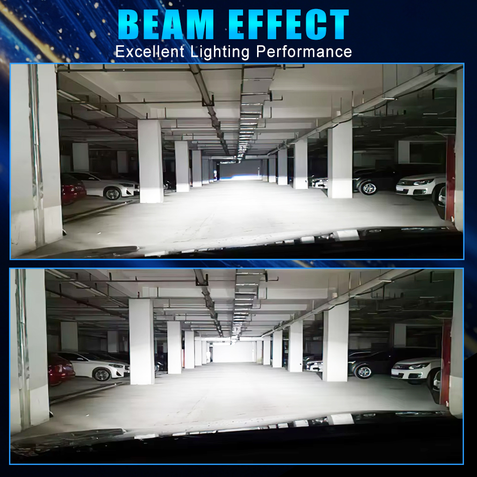 2x Three Sides Light H7 H8 LED - огляд і ціна Led Headlight Bulb Canbus Error Free