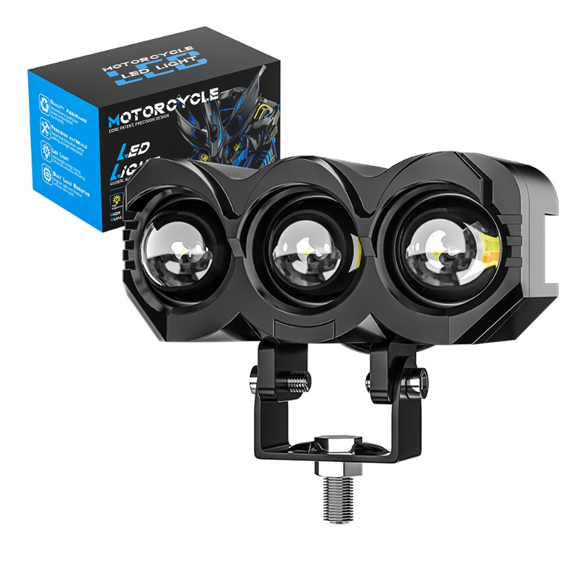 LED Motorcycle Spotlight Owl S - огляд і ціна Led Headlight 6500K White 12000Lm