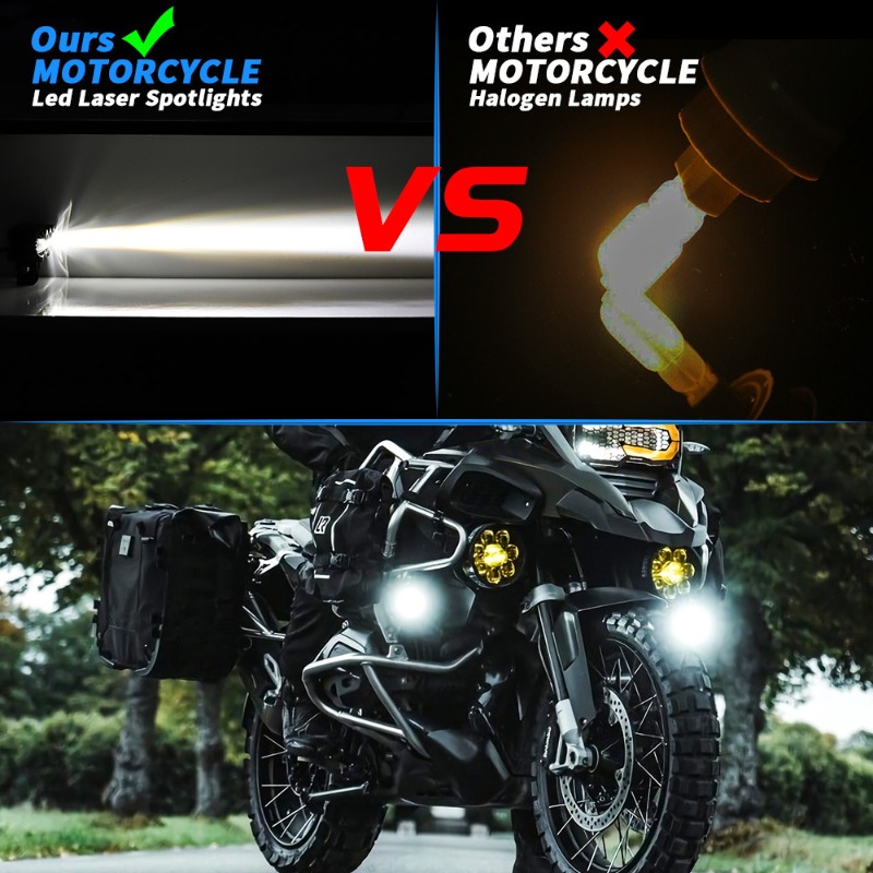 LED Motorcycle Spotlight Owl S - огляд і ціна Led Headlight 6500K White 12000Lm
