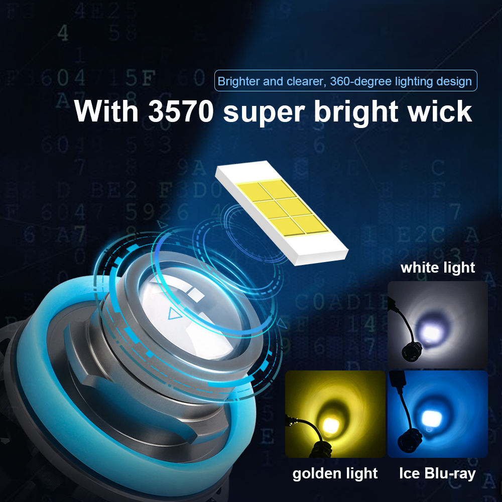 Automotive H7 9006 Laser Headl - огляд і ціна Car Led Headlight 9005 9006