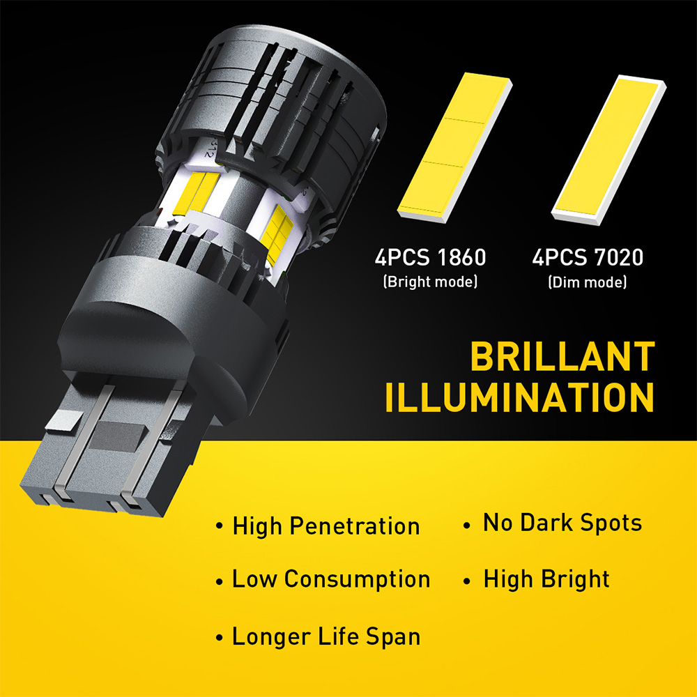 AUXITO 2Pcs Canbus W21/5W 7443 - огляд і ціна Led Tail Light Bulb Canbus