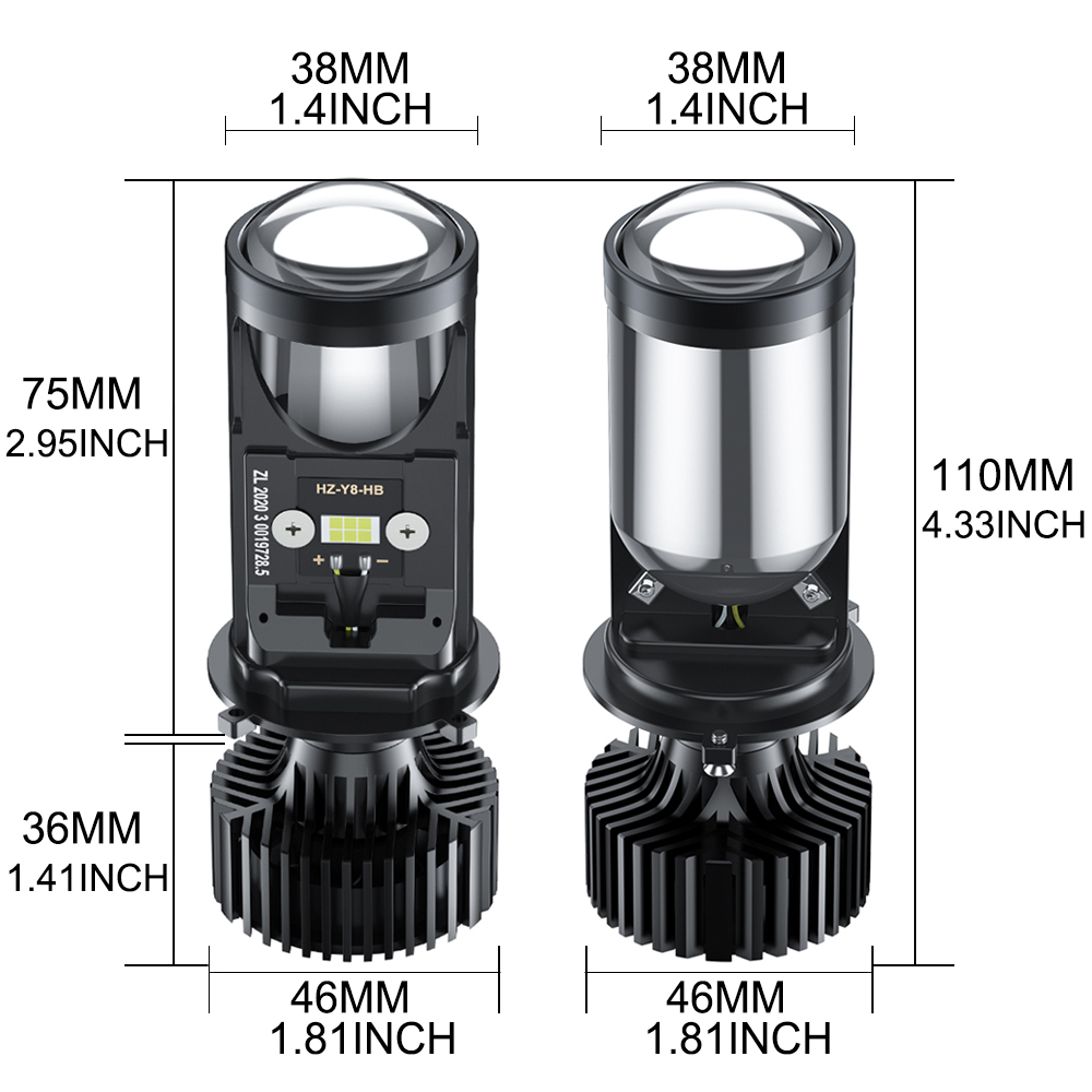 H4 LED Headlight Canbus Car La - огляд і ціна Led Headlight H4 Hi Lo 120W