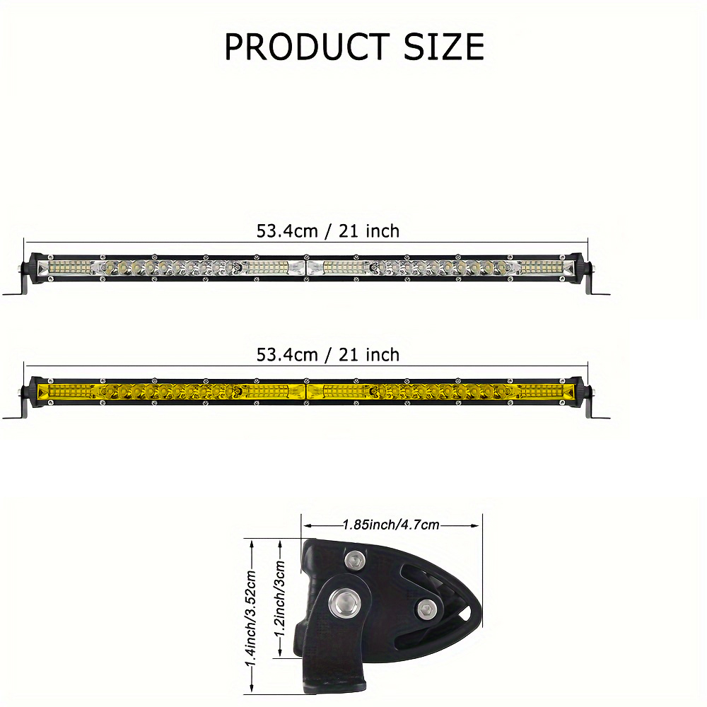 20 Inch LED Slim Single Row Wo - огляд і ціна Led Work Light Bar 12 Inch Offroad