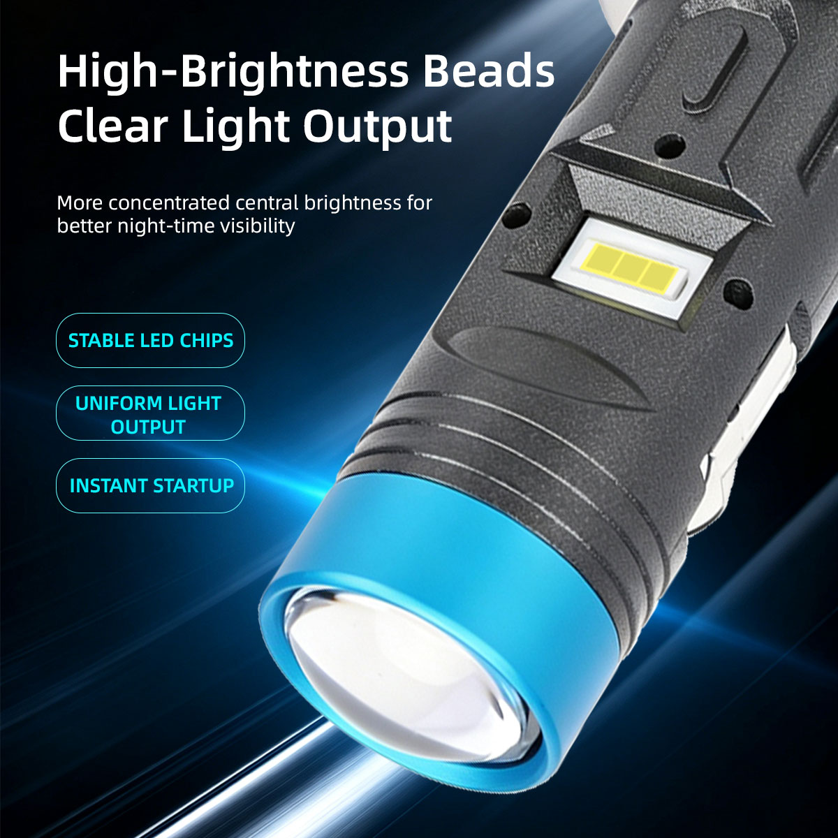 H4 P15D LED Bulb Motorcycle He - огляд і ціна Motorcycle Led Headlight Bulb H4