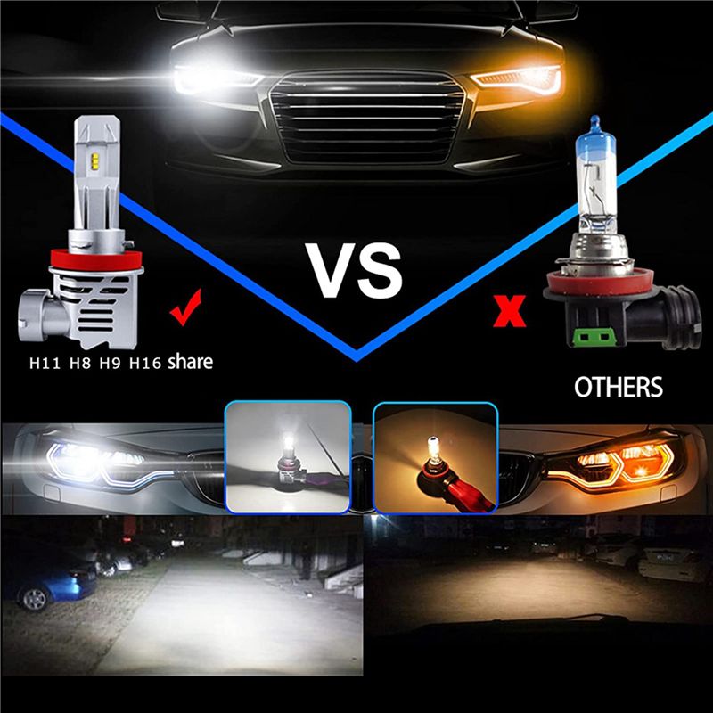 Ingenious-H11 H8 H9 H16 LED He - огляд і ціна Led Headlight 6500K White 12000Lm
