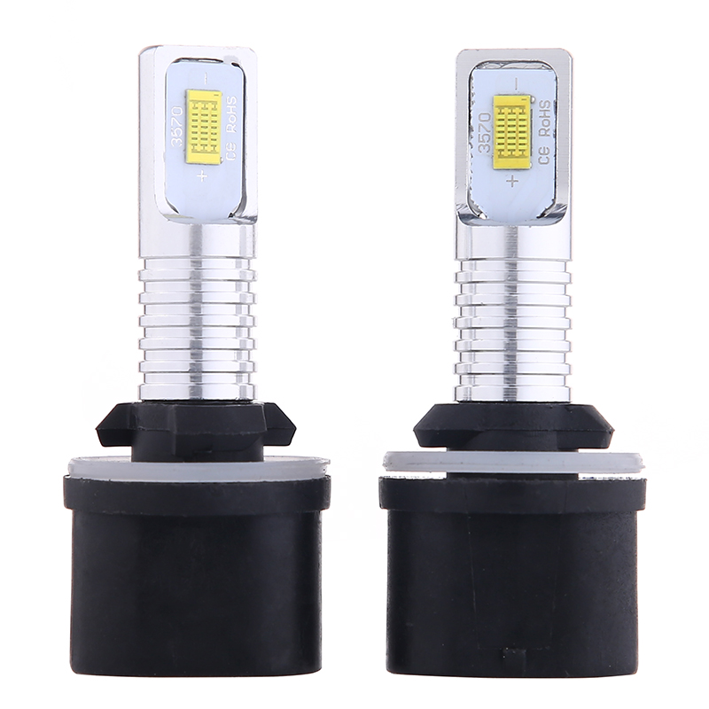 2Pcs H27 Led 881 Led Car Headl - огляд і ціна Led Headlight 6500K White 12000Lm