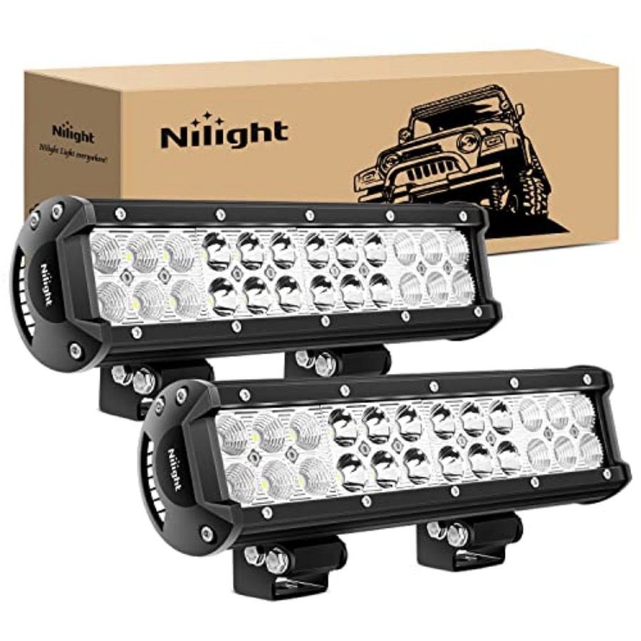 Led Light Bar 2Pcs 12Inch 72W  - огляд і ціна Led Work Light Bar 12 Inch Offroad