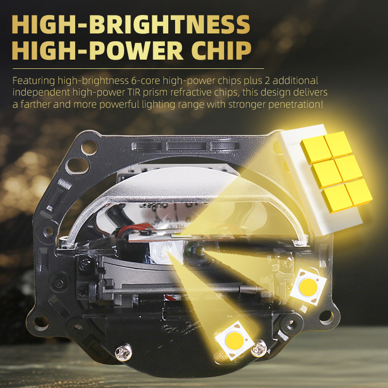 2026 SANVI 140w 3 Inch K5 Bi L - огляд і ціна Bi Led Projector Lens 3 Inch