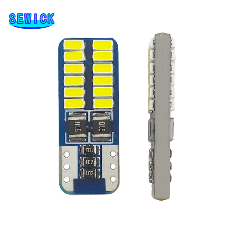 100Pcs T10 W5W LED Tail Light  - огляд і ціна Led Tail Light Bulb Canbus