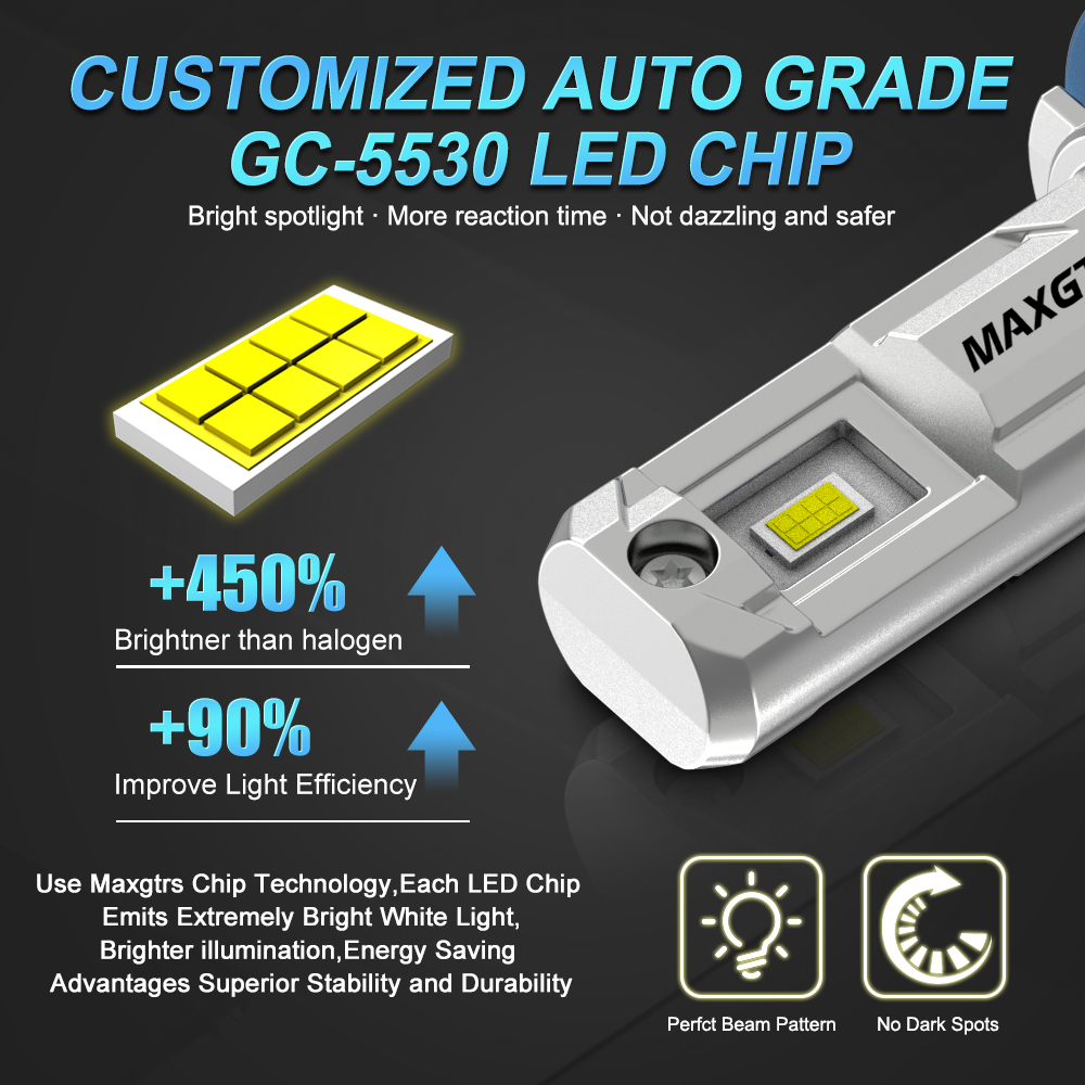 2Pcs H10 H11 LED Headlight Bul - огляд і ціна Car Led Headlight 9005 9006