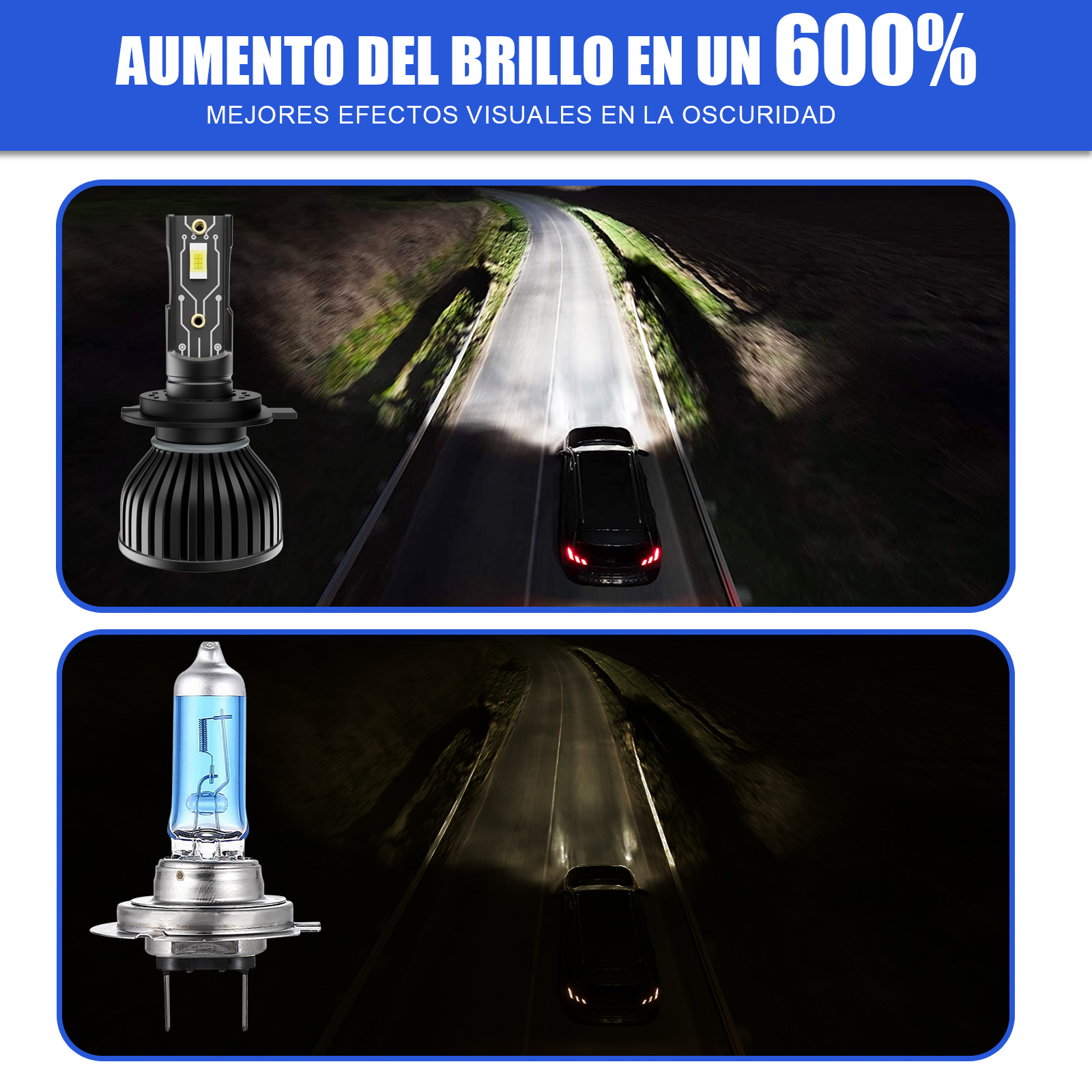 2x H11 H8 H9 H16 H13 9008 HB3  - огляд і ціна Car Led Bulb H1 H3 H8 H11