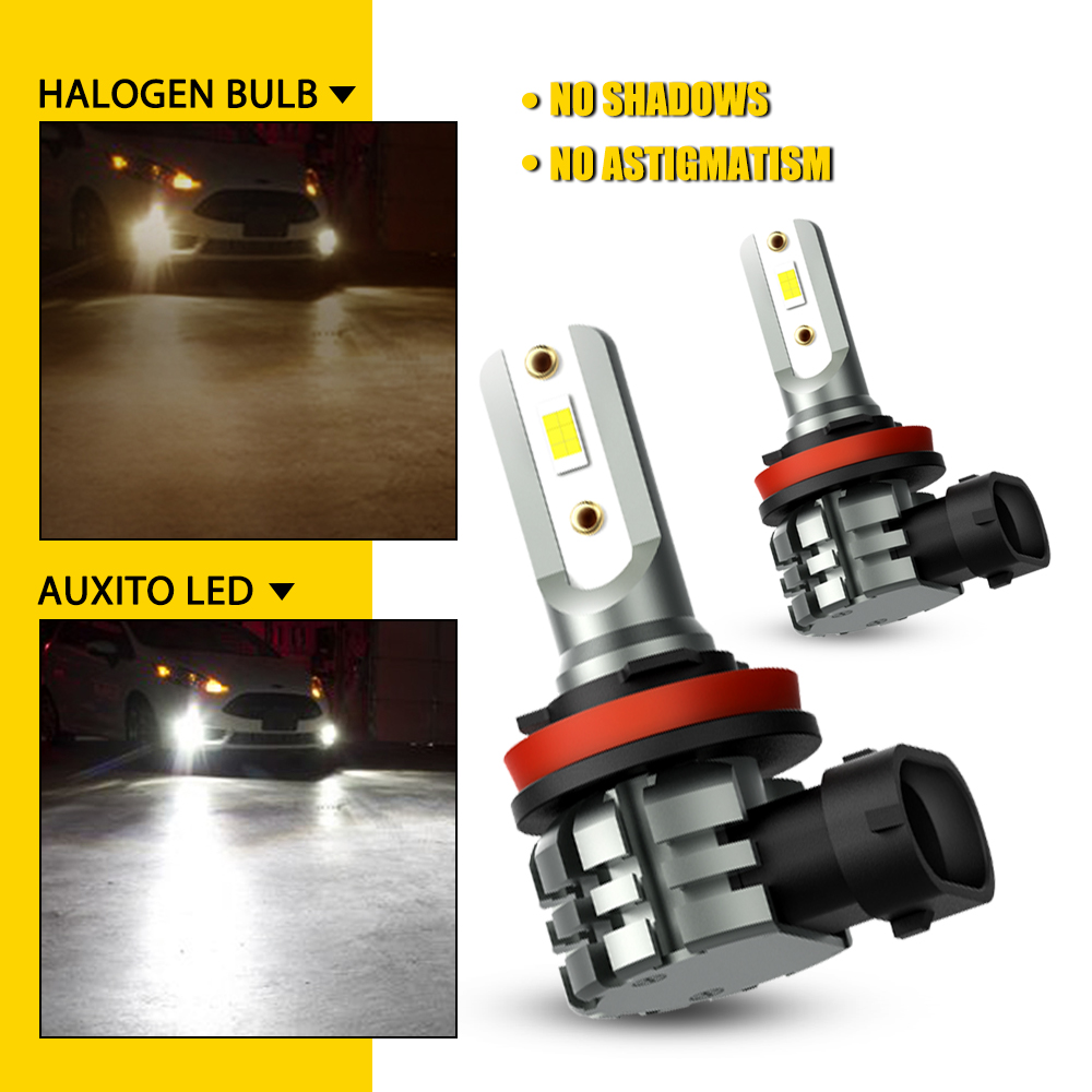 2Pcs AUXITO H8 H11 LED Fog Lig - огляд і ціна Led Fog Light H11 3000K Yellow