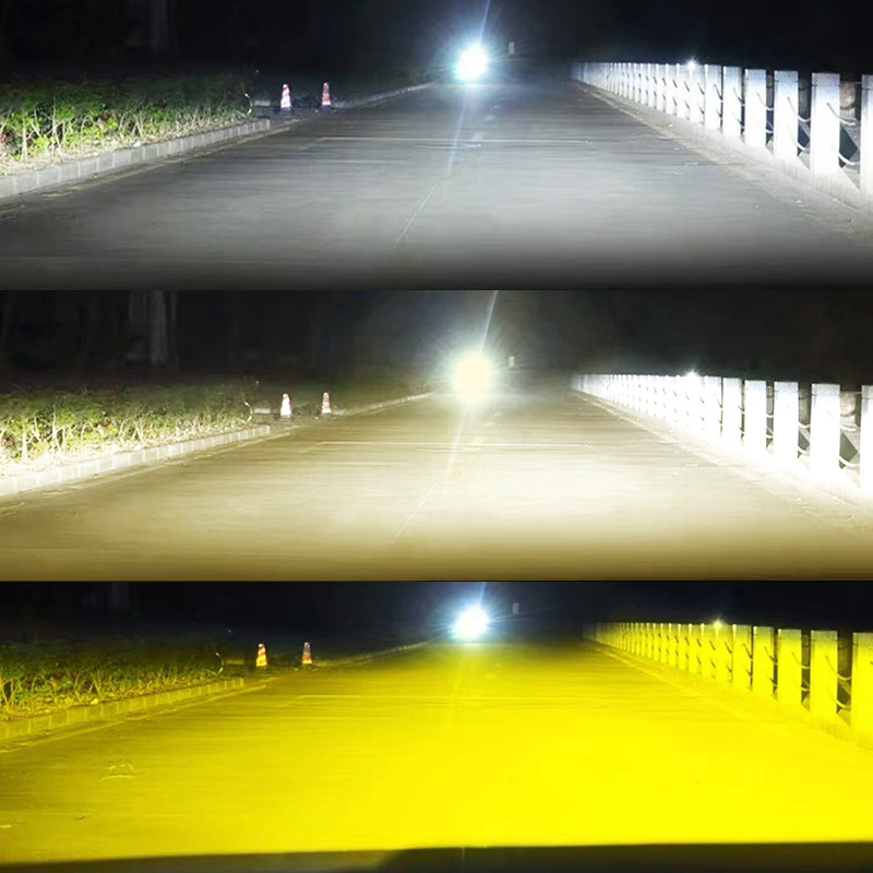 2x 3 Colors 100W LED Car led H - огляд і ціна Car Led Bulb H1 H3 H8 H11