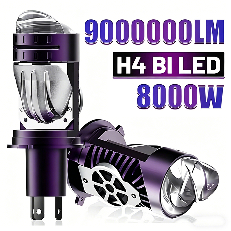 8000W H4/9003/HB2 LED Headligh - огляд і ціна Bi Led Projector Lens 3 Inch